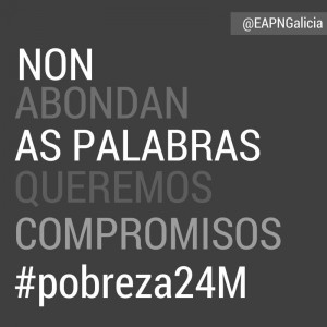 Non abondan as palabras contra a pobreza e a exclusión